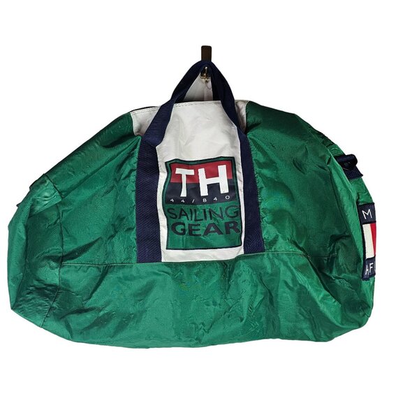 Tommy Hilfiger Other - Vtg 90s Tommy Hilfiger Sailing Gear 44/840 SUPER RARE Huge Heavy Duty Duffle Bag